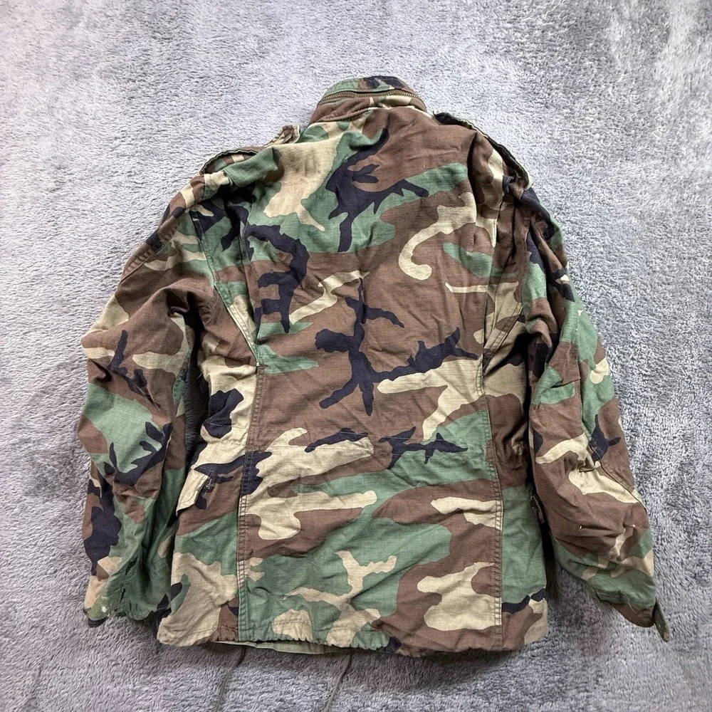 Military M65 Field Coat Jacket Woodland Camo Cold Weather XS Regular 2001